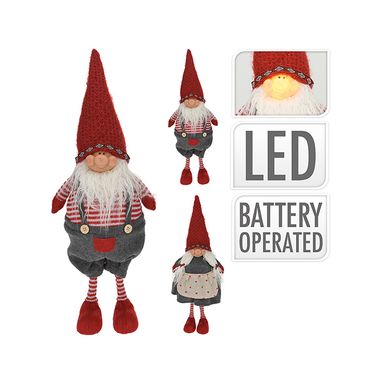 FOLLETTO NATALIZIO LED 47CM IN 2 MODELLI.