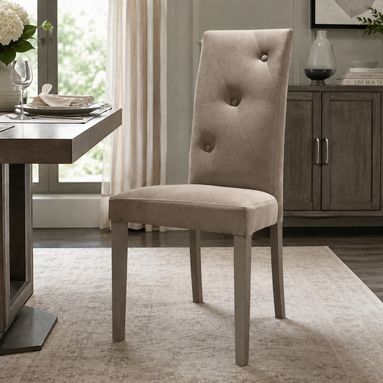 SEDIA PORTOFINO 3 BOTTONI TORTORA MONACO