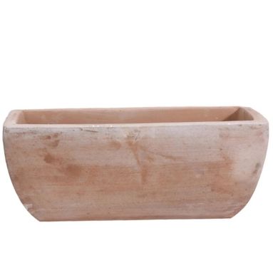 VASO ANTICATO 42X17XH17CM IN TERRACOTTA