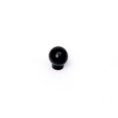 POMOLO PLASTICA SFERA NERO LACCATO MM.20
