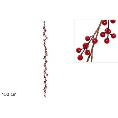 GHIRLANDA 150CM CON BACCHE