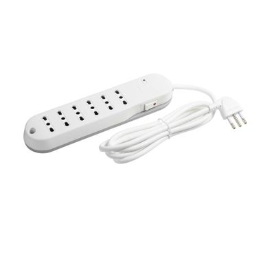 MULTIPRESA SLIM6 CON PRESE 10/16A BIANCA