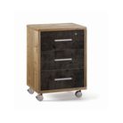 mobile-3-cassetti-su-ruote-51x41xh71cm-struttura-noce-stelvio-frontale-ossido-nero