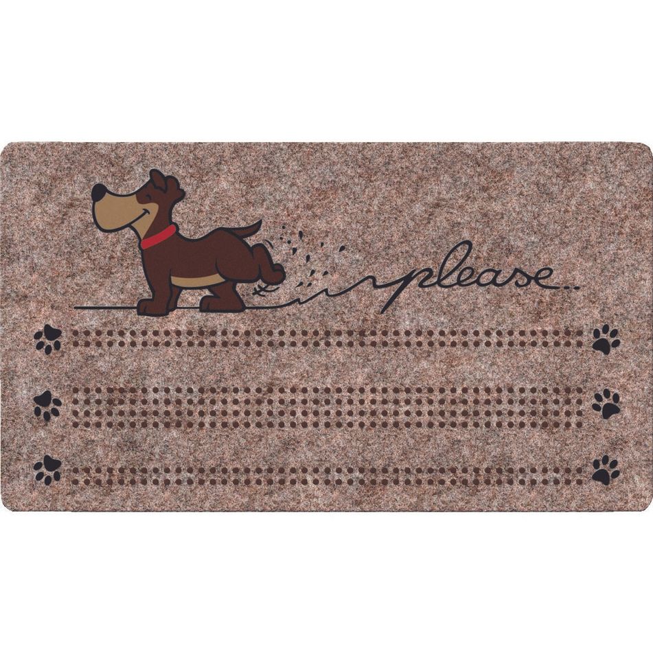 zerbino-brush-flock-40x70cm-marrone