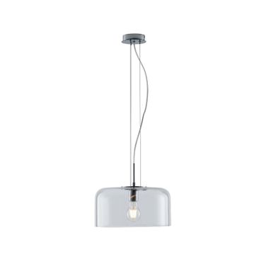 LAMPADARIO GIBUS 1XE27 D.35XH150CM TRASPARENTE.