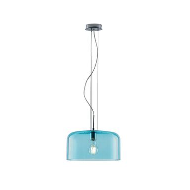 LAMPADARIO GIBUS 1XE27 D.35XH150CM BLU.