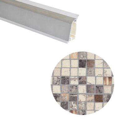 ALZATINA TRAPEZOIDALE BISANZIO CREMA 300CM