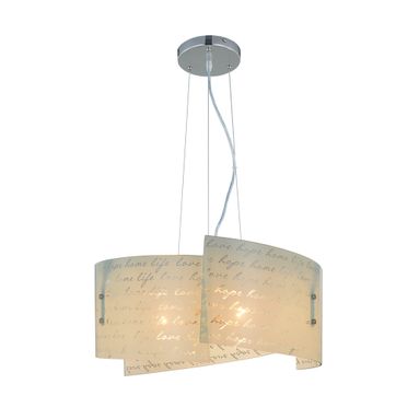 LAMPADARIO SIGNA E27 D.50CM E27 CON SCRITTE