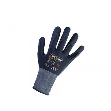 GUANTI N16 NERI IN NITRILE MICROSANDY